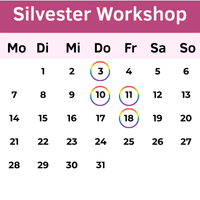 Buchungskalender Silvester Workshop